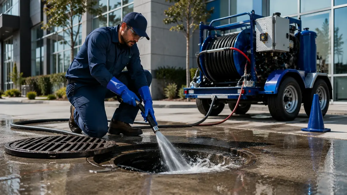Commercial Hydro Jet Drain Cleaning in Madera