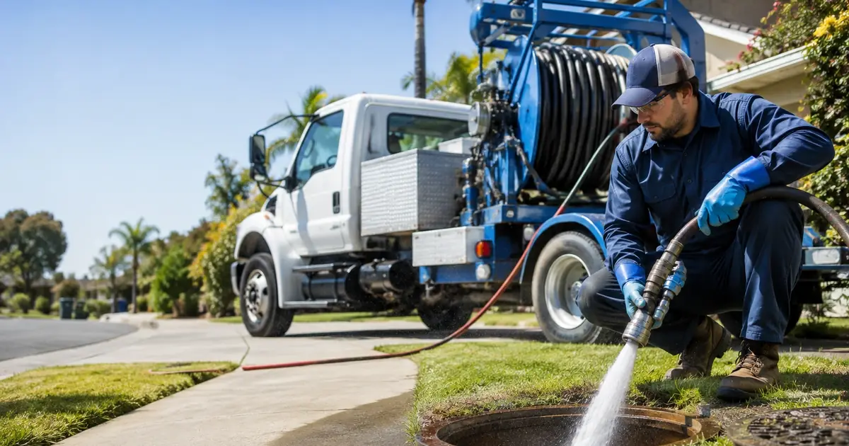Hydro jet sewer cleaning Madera