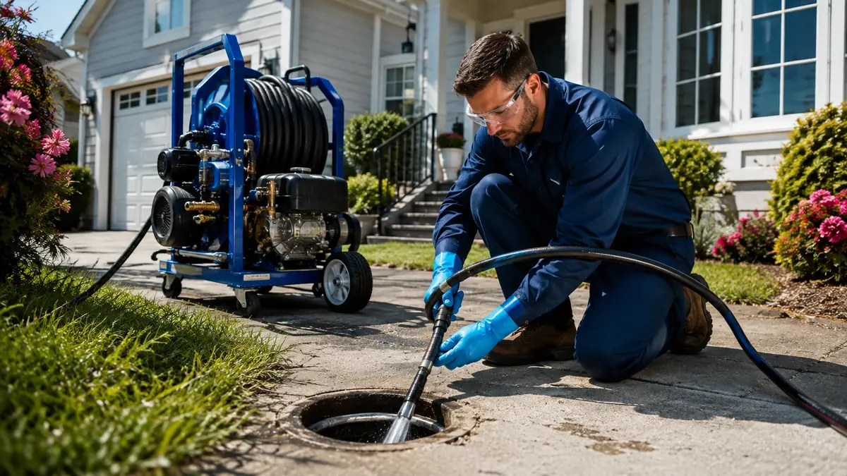 Residential Hydro Jet Drain Cleaning in Madera