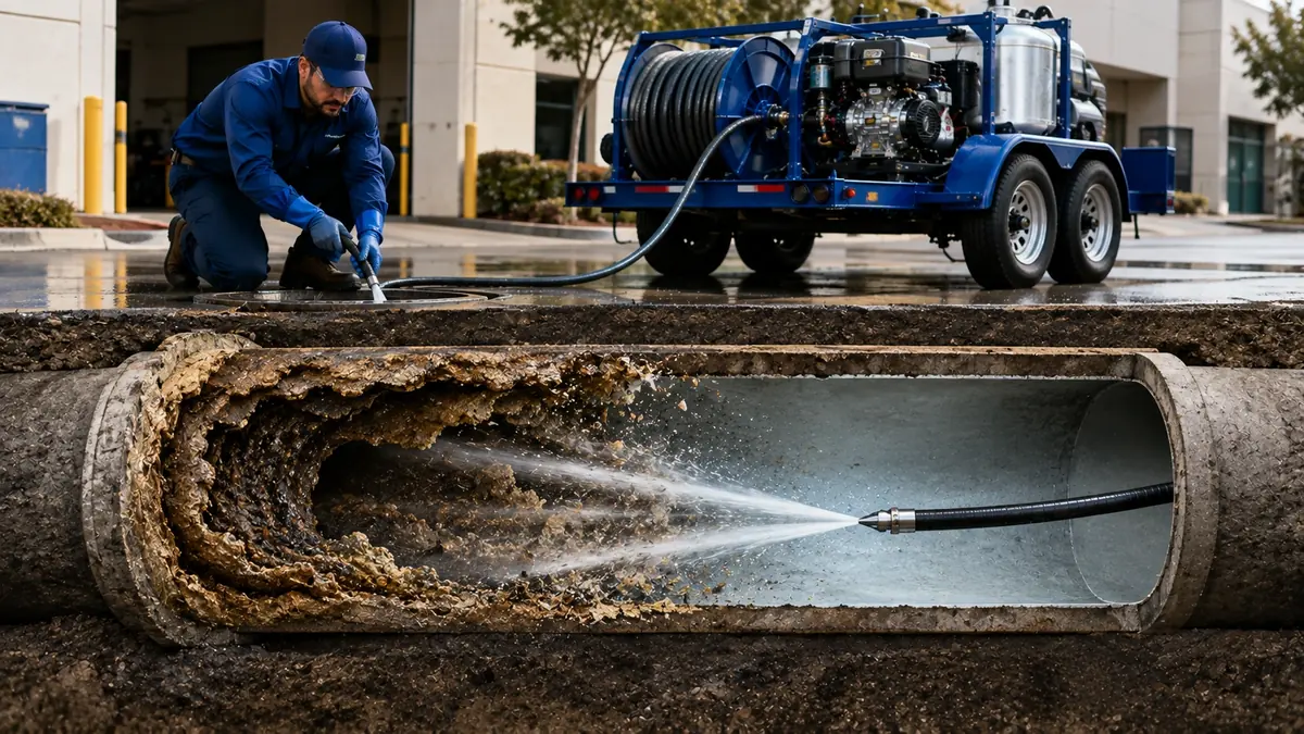 Sewer Pipe Descaling in Madera